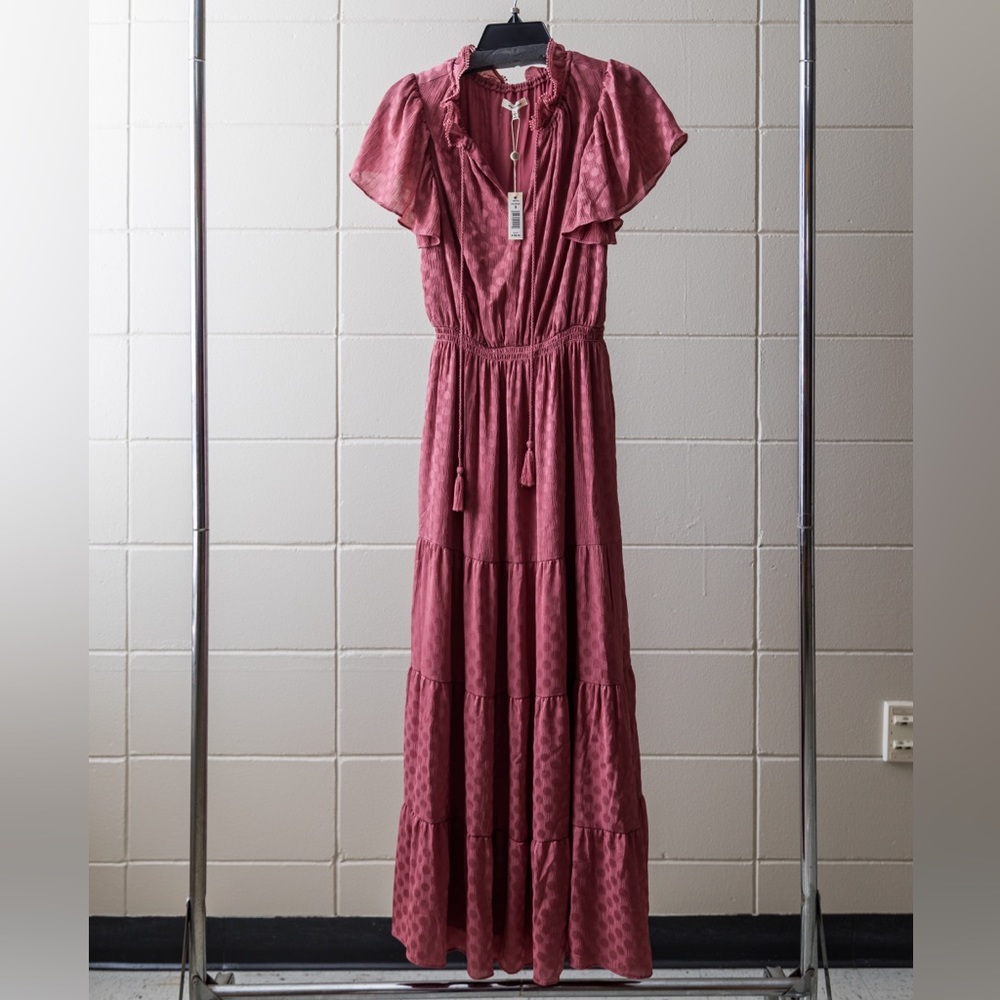 Beautiful Long Pink Max Studio Maxi Dress